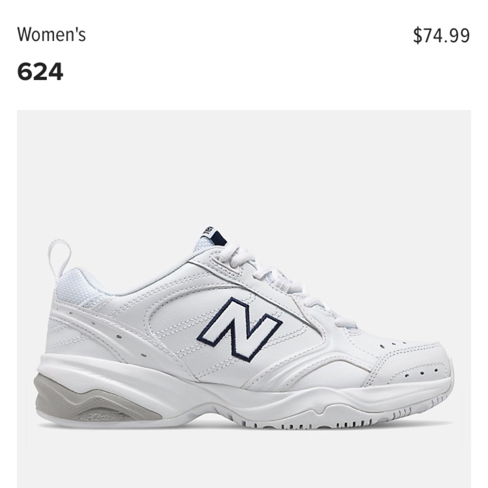 New Balance 624 women’s chunky sneakers so cute!